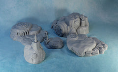 Boulders of Mars - Battlezone Mars - Paint Ready