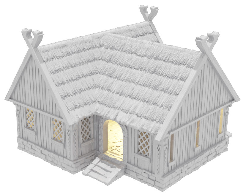 Merchant's House - Kingdom of Saxonia - Paint ready