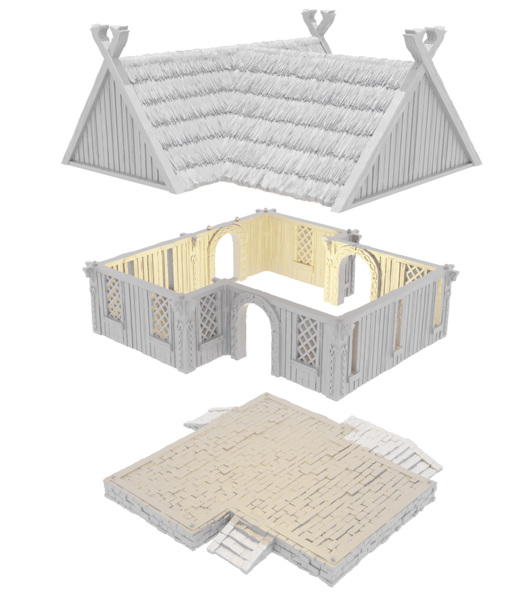 Merchant's House - Kingdom of Saxonia - Paint ready