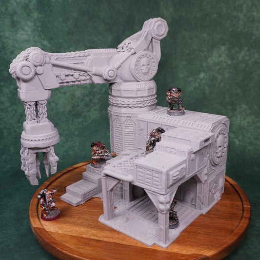 Iron Lift Mech Crane - Battlezone Mars - Paint Ready