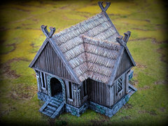 Villager's House - Kingdom of Saxonia - Paint ready